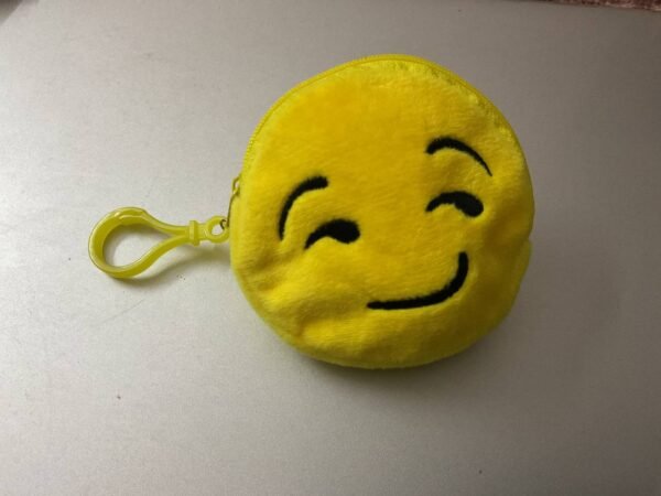 Yellow Round Small Size Emoji Bag