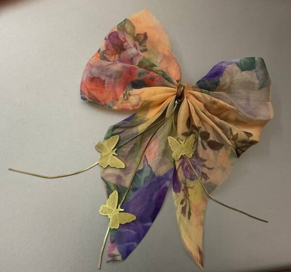 Flower's print Hair Clip